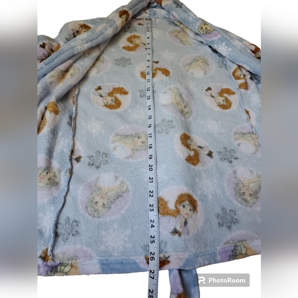 Disney frozen Elsa&Anna Bathrobe Girl size 7/8 - Picture 5 of 7
